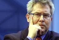 Ryszard Czarnecki - z placem przy buzi