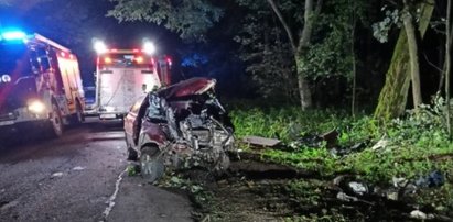 Podczas ucieczki przez policją uderzyli w drzewo. Jeden zmarł na miejscu, drugi w szpitalu