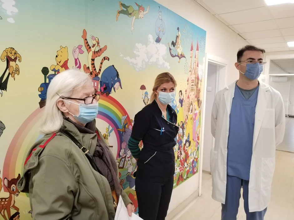 Donatorki Mirjani Gubler (levo) uručena je zahvalnica Zdravstvenog centra Valjevo