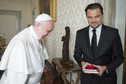 Leonardo DiCaprio na audiencji u papieża Franciszka
