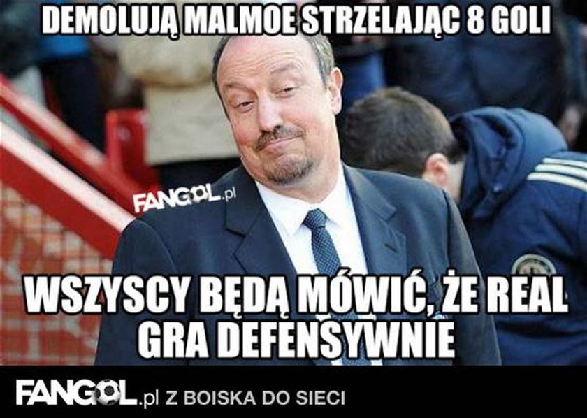 Memy po rozbiciu Malmoe przez Real Madryt 8:0! GALERIA