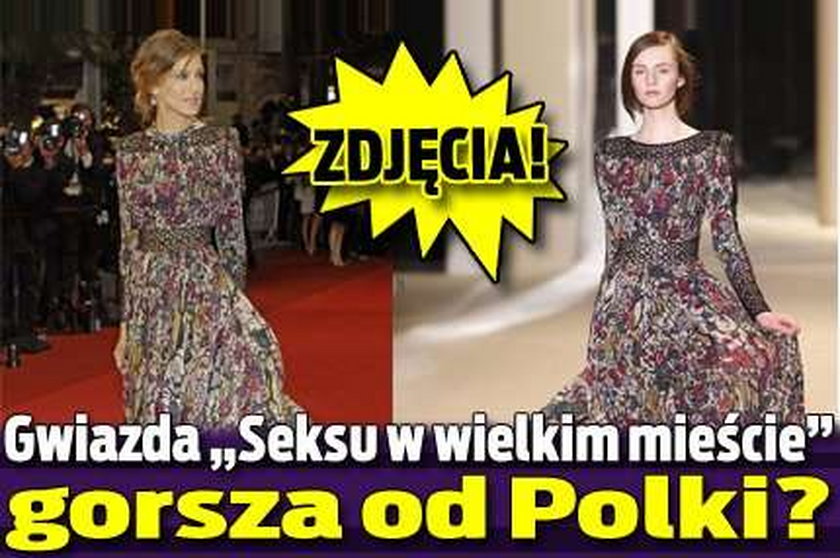 Gwiazda "Seksu..." gorsza od Polki? FOTO