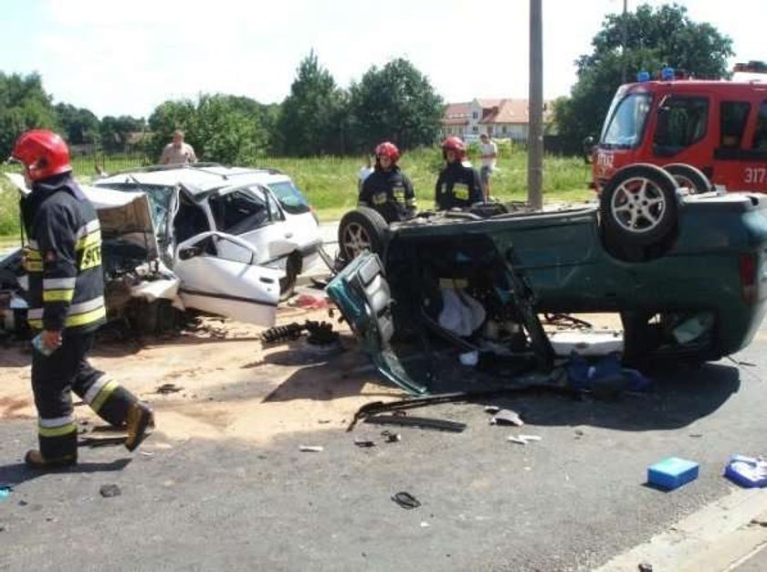 Wypadek na Ursynowie. Kierowca miał we krwi...