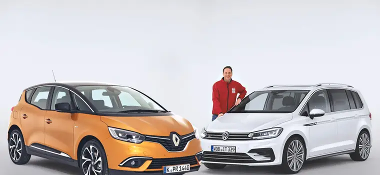 Renault Scenic kontra Volkswagen Touran - dwa pomysły na vana