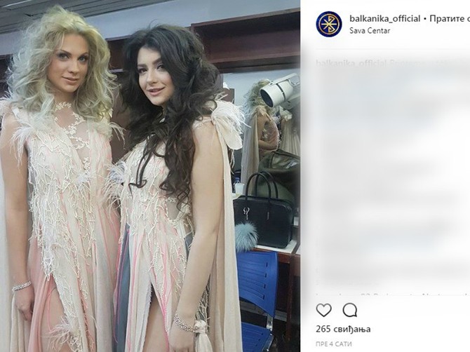 Nevena Stamenković i Danica Krstić iz grupe Balkanika