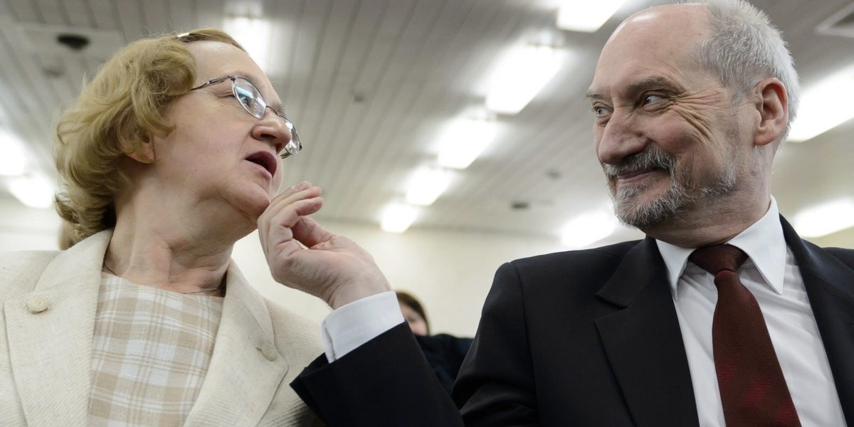 Antoni Macierewicz z żoną