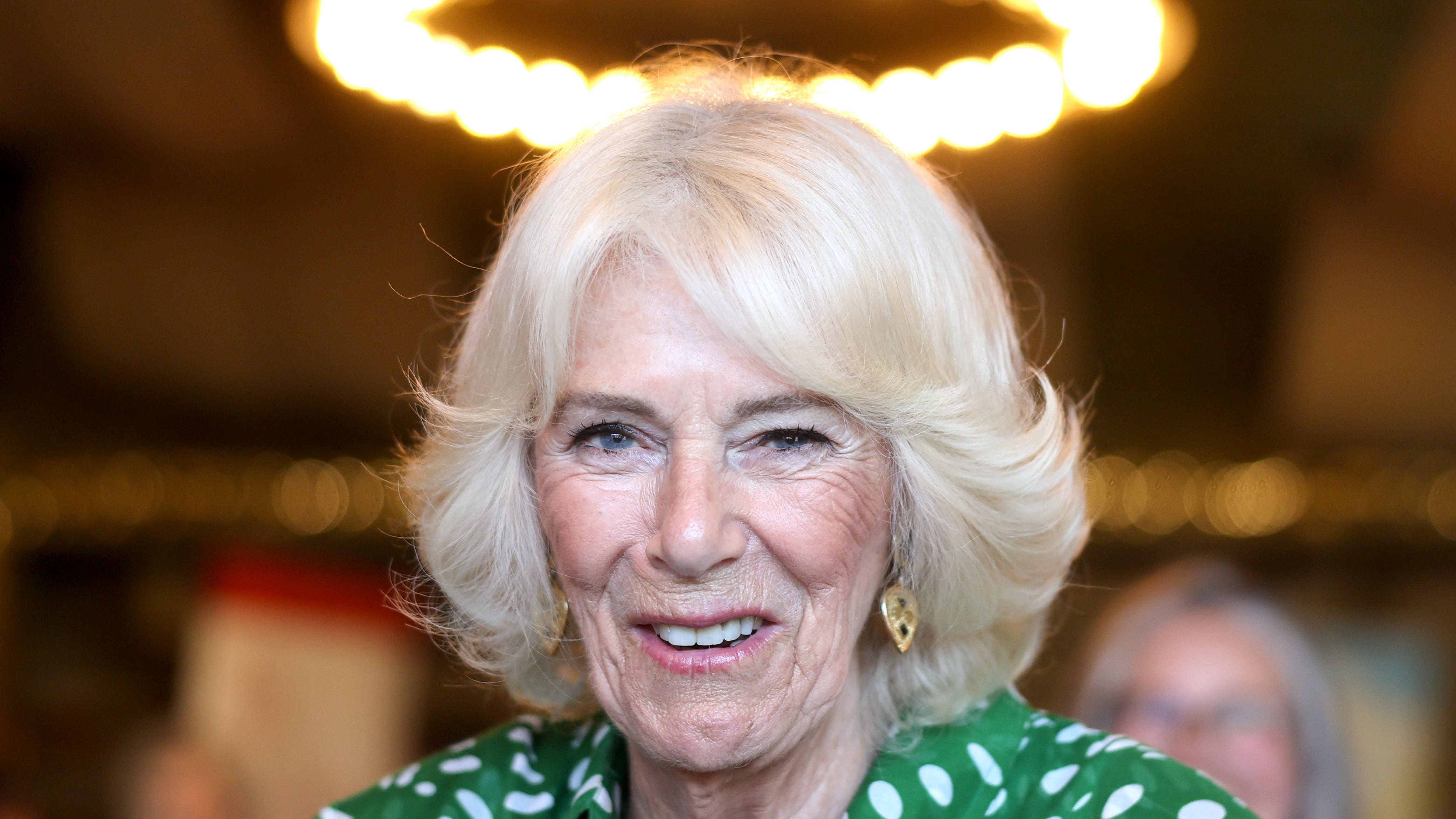 Queen Camilla bakes cupcakes with children at Somerset farm