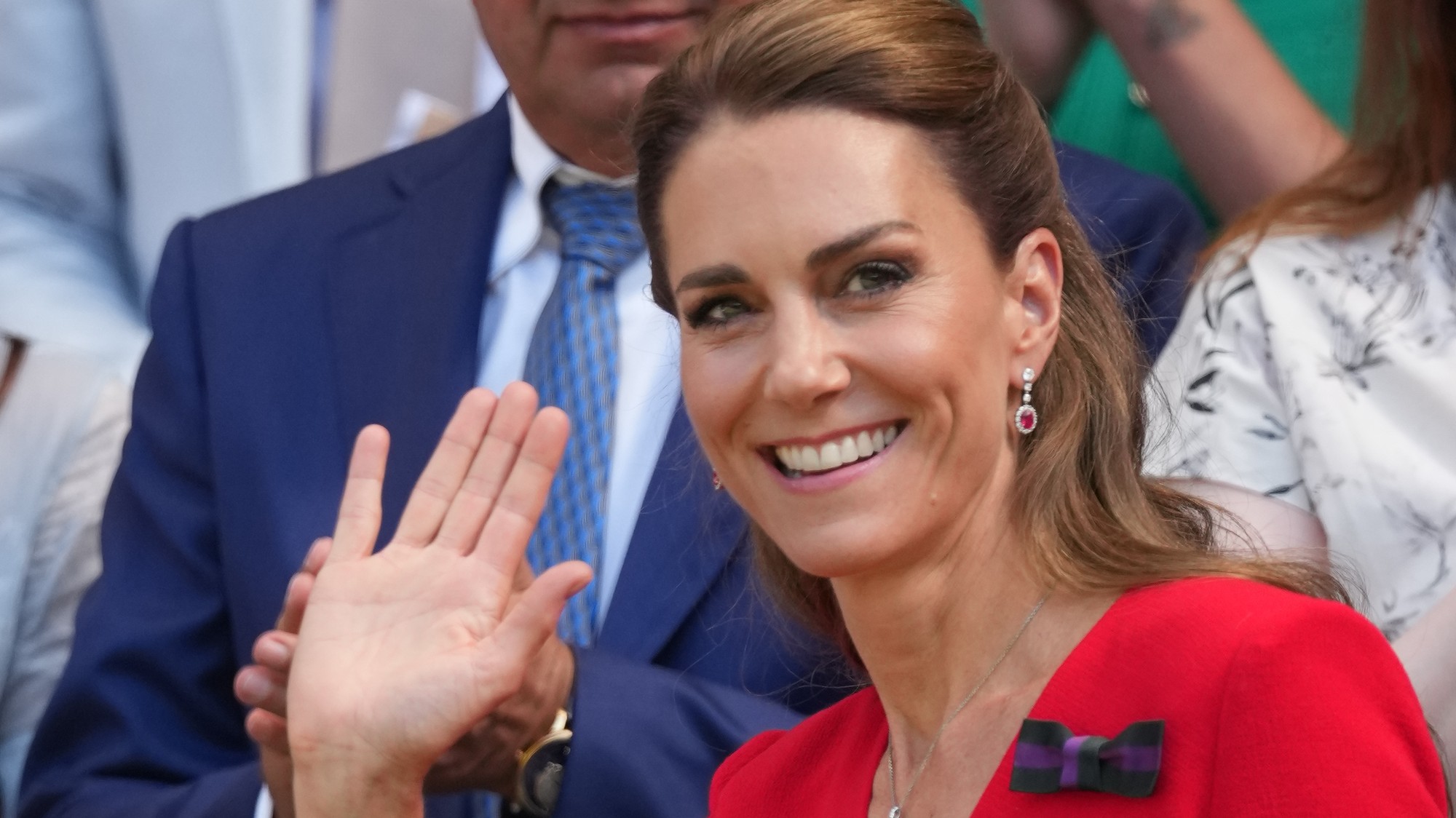 Britská princezná Kate na Wimbledone.