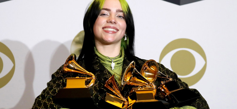 Billie Eilish triumfuje na Grammy. Osiemnastolatka zdominowała galę