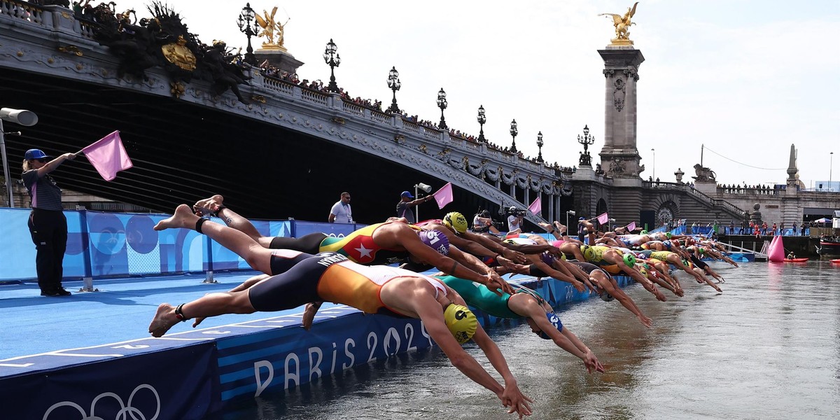 Triathlon na igrzyskach w Paryżu.