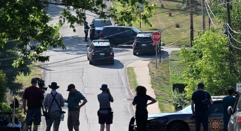 Law enforcement search an address in Bethel Park, Pennsylvania, in connection with the attempted assassination of Donald Trump. They are yet to uncover a clear motive behind the shooting.The Washington Post via Getty Images