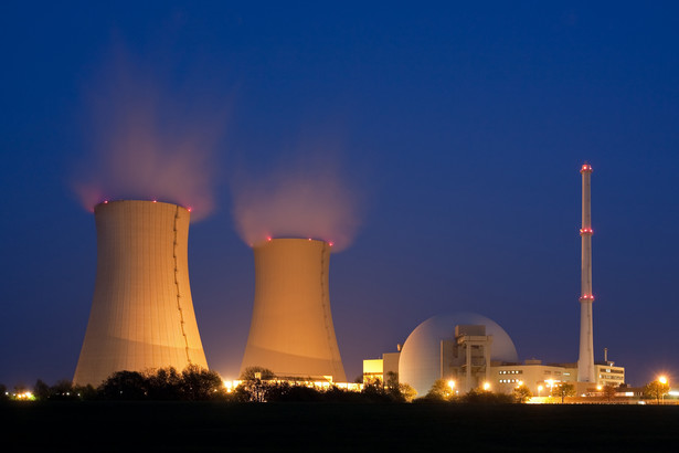 Elektrownia jądrowa w Grohnde koło Hameln w Dolnej Saksonii