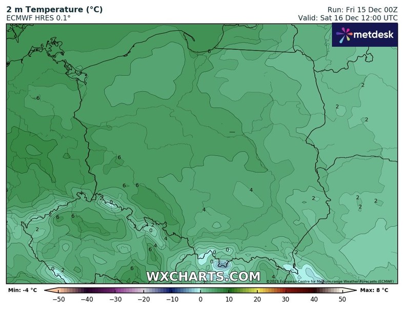 Temperatura dziś ma być daleka od zimowej