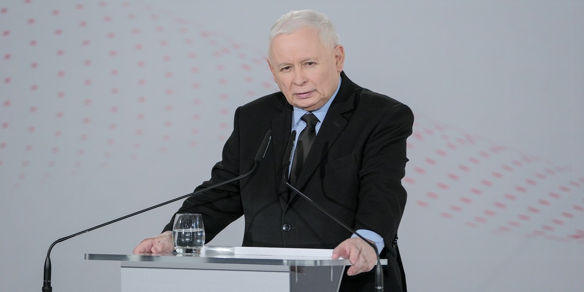 Prezes PiS Jarosław Kaczyński