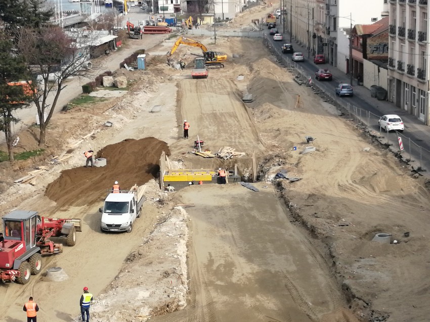 Radovi u Karađorđevoj ulici