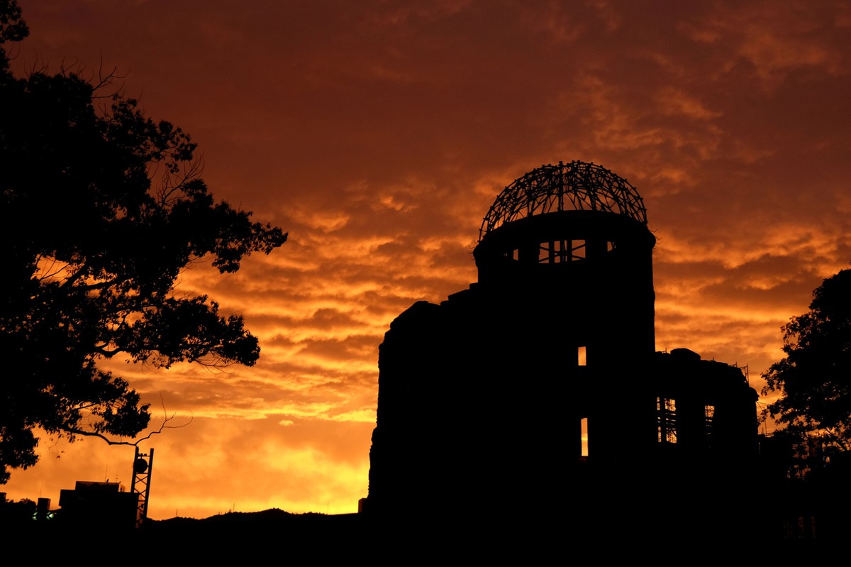 Kopuła Bomby Atomowej. Hiroshima, Japonia.