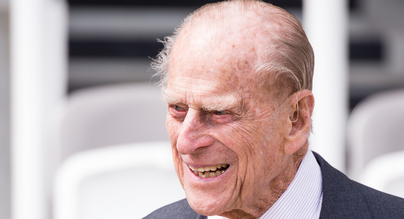 Prince Philip at an engagement this week.