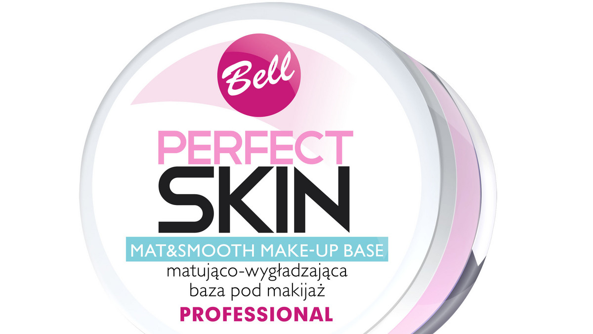 Perfect Skin Professional MatSmooth Make-Up Base, czyli matująco - wygładzająca baza pod makijaż, zamknięta w poręcznym słoiczku od marki Bell.