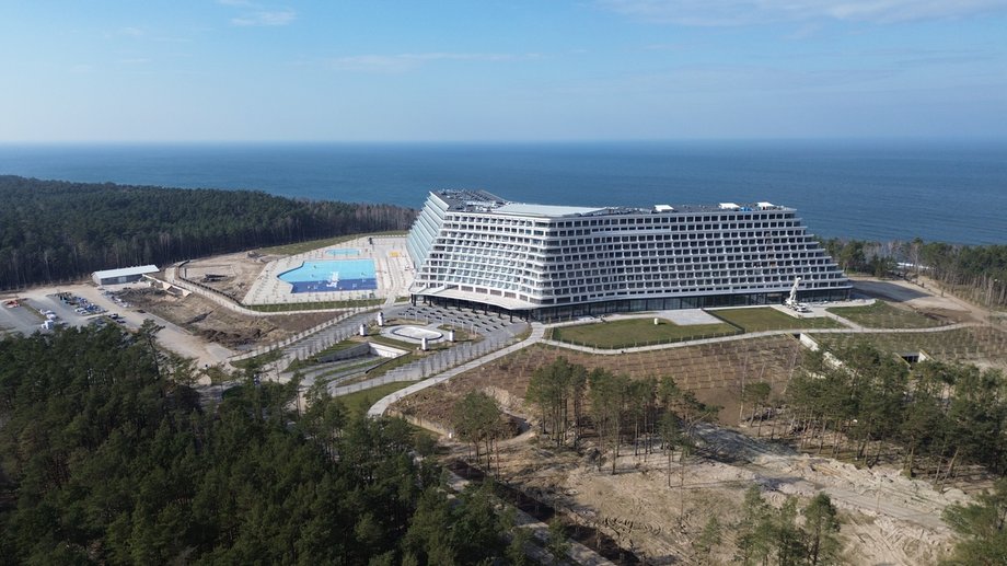 Najnowsze zdjęcia z budowy hotelu