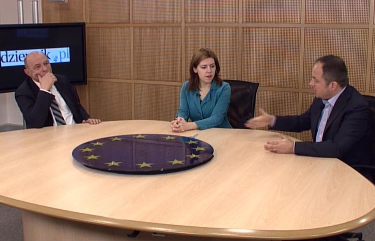 Dominika Ćosić rozmawia z Bogusławem Sonikiem i Konradem Szymańskim