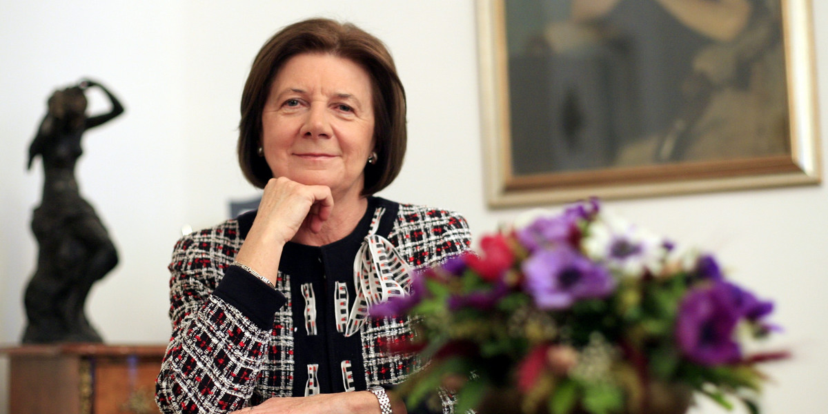 Prezydentowa Maria Kaczyńska.