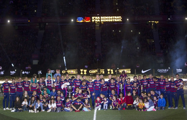 Barcelona świętowała zdobycie dubletu na Camp Nou