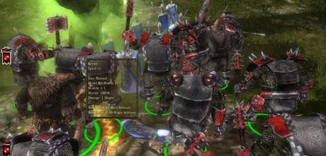 Screen z gry "Warhammer: Mark of Chaos – Battle March"