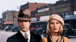 Faye Dunaway i Warren Beatty w filmie "Bonnie i Clyde" w 1967 r.