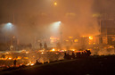Zamieszki i pożar w obozie dla uchodźców w Grande-Synthe