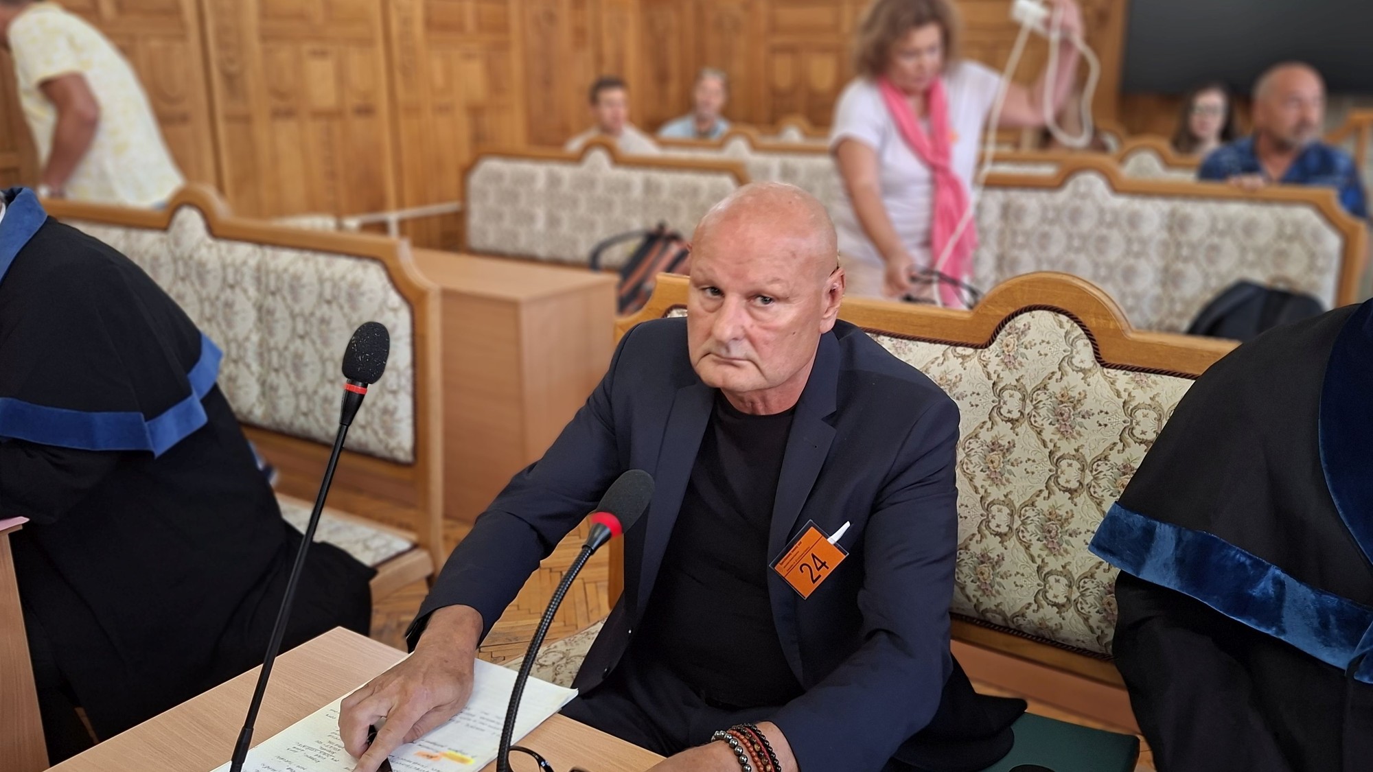 Bernard Slobodník vypovedá v kauze Očistec už druhý pojednávací deň.