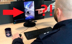 To nagranie postawiło policję na nogi. "Tu można się nieźle zakręcić"