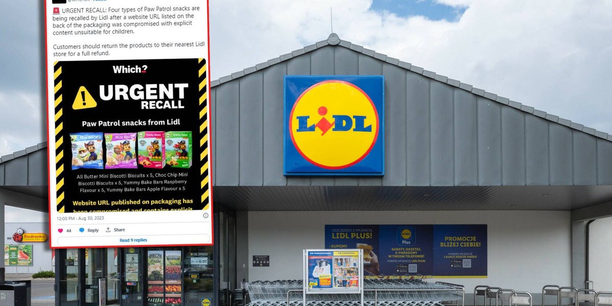 Brytyjski Lidl przeprosił swoich klientów.