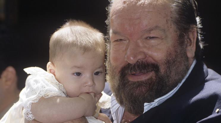 Bud Spencer unokájával / Fotó: Europress GettyImages