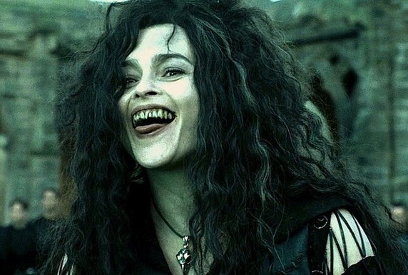 Helena Bonham Carter jako Bellatrix Lestrange 