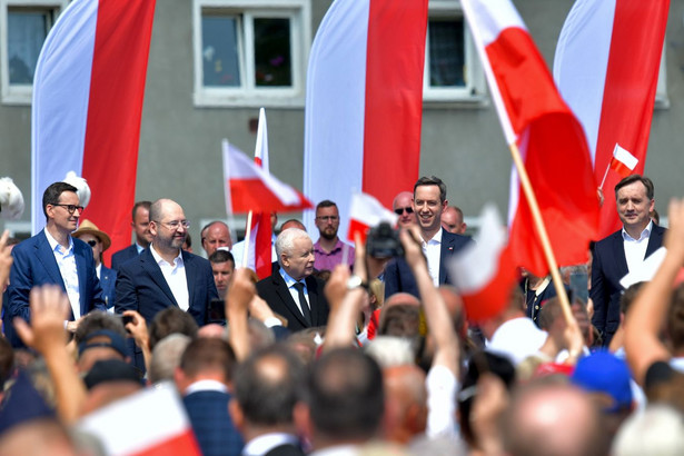 Mateusz Morawiecki, Jarosław Kaczyński, Zbigniew Ziobro, Adam Bielan, Marcin Ociepa