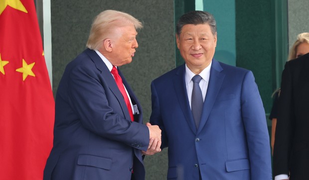 Donald Tramp i Si Đinping 2025. u Južnoj Koreji