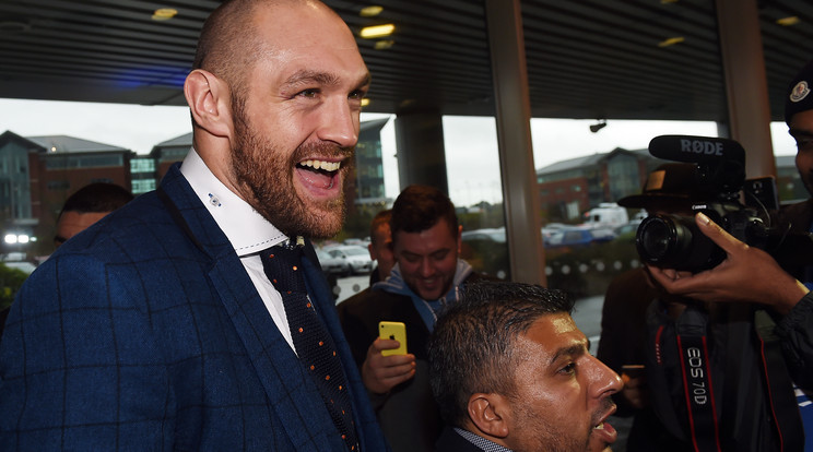 Tyson Fury a sértegetésben is világbajnok/Fotó: AFP