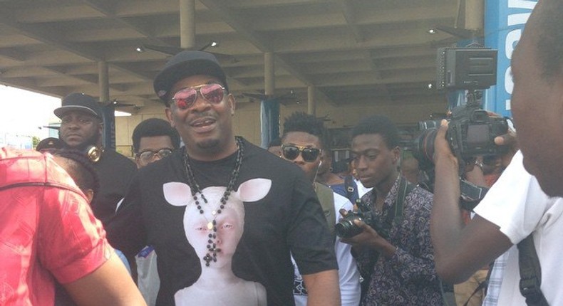 Don Jazzy and the Mavins arrive in Ghana