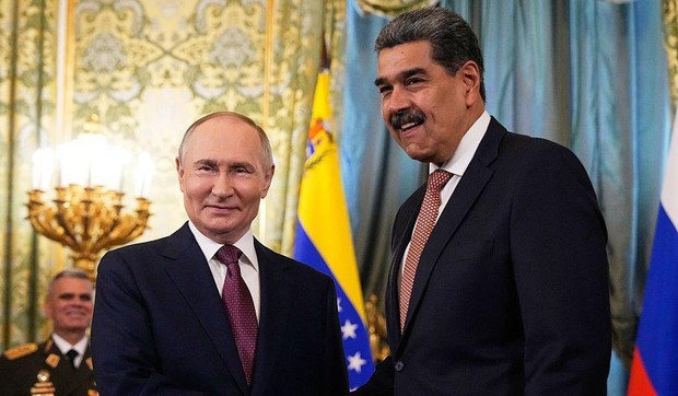 Vladimir Putin i Nikolas Maduro u Kremlju, u maju 2025. | Foto: Getty Images