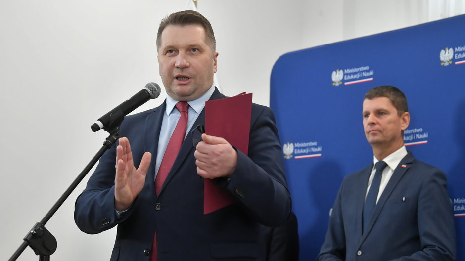  Minister edukacji i nauki Przemysław Czarnek