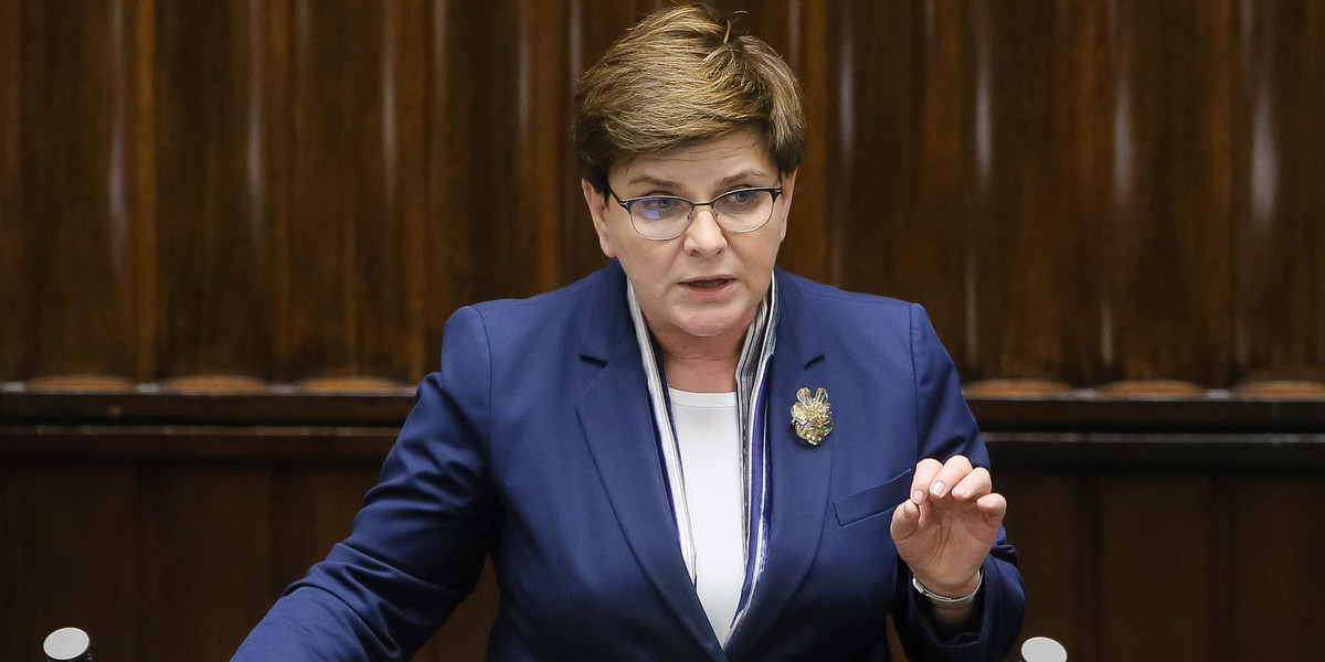 Premier Beata Szydło likwiduje Ministerstwo Skarbu