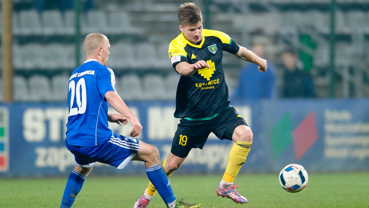 Piłkarze Miedzi Legnica zremisowali z GKS Katowice 1:1 (1:0) w jedynym piątkowym spotkaniu 23. kolejki I ligi.