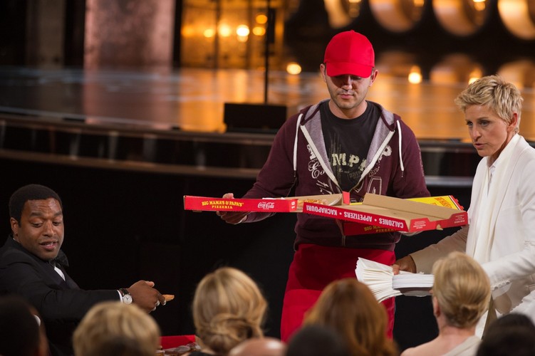 Pizza dla gości oscarowej gali