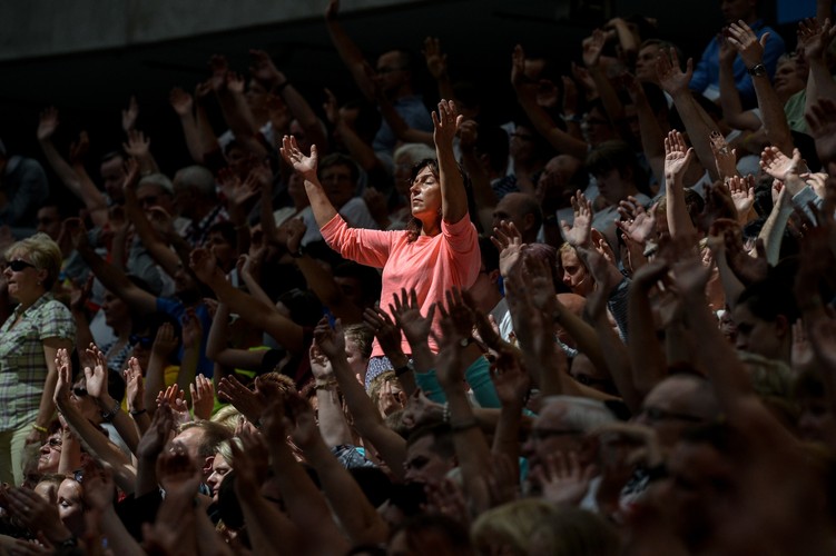 Wierni na Stadionie Narodowym