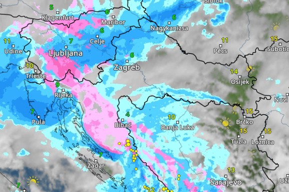 HRVATSKA DRHTI ZBOG "ZVERI" KOJA STIŽE U SRBIJU! Biće URAGANSKE SNAGE, jezivi zvukovi u 6 ujutru probudili građane: "Bili smo prestravljeni"