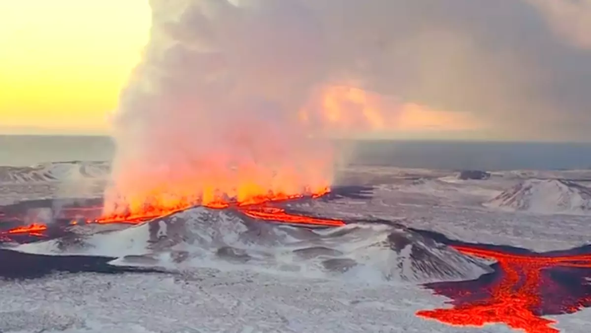 wulkan islandia
