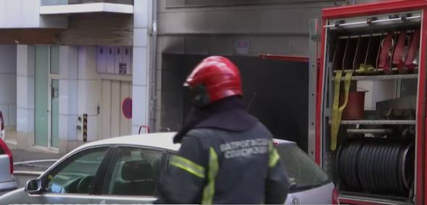 Požar u podzemnoj garaži na Zvezdari