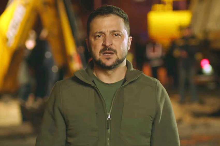 Volodimir Zelenski u obraćanju u Kijevu nakon ruskih napada 10. oktobra