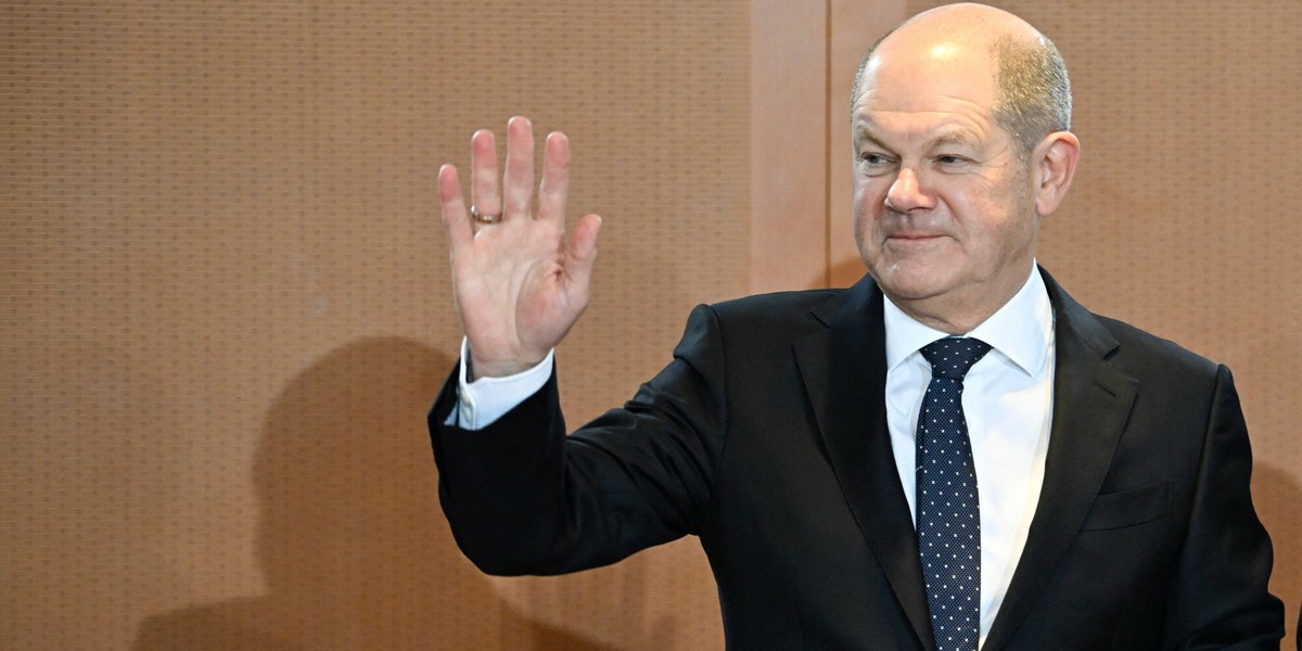 Kanclerz Niemiec Olaf Scholz.