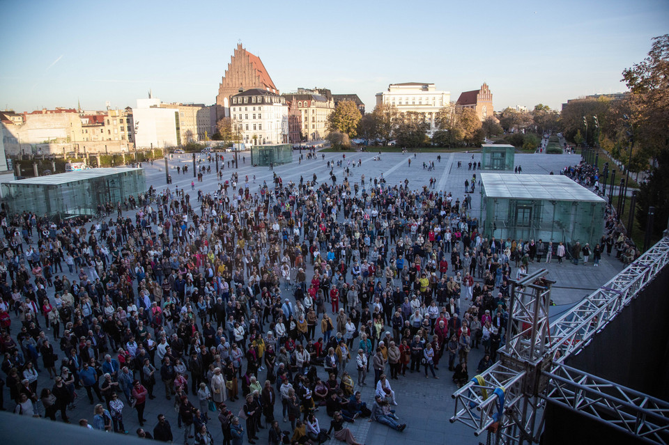 Spotkanie z Olgą Tokarczuk we Wrocławiu (fot. Krzysztof Kaniewski)